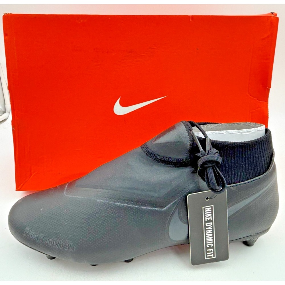 Nike Phantom Vision VSN Elite DF FG Triple Black AO3262-001 Mens Size 12